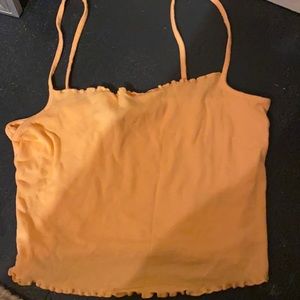 orange H&M top